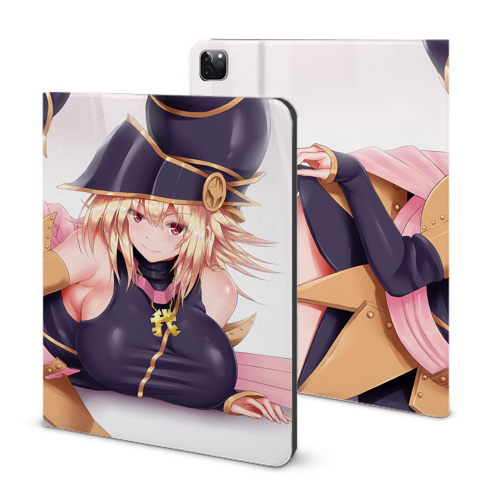 （画像用） 遊☆戯☆王 Yu-Gi-Oh! IPad ケース ブック型 PUレザー TPU 耐衝撃 軽量 薄型 ペン収納なし 全面保護 IPad 各モデル対応